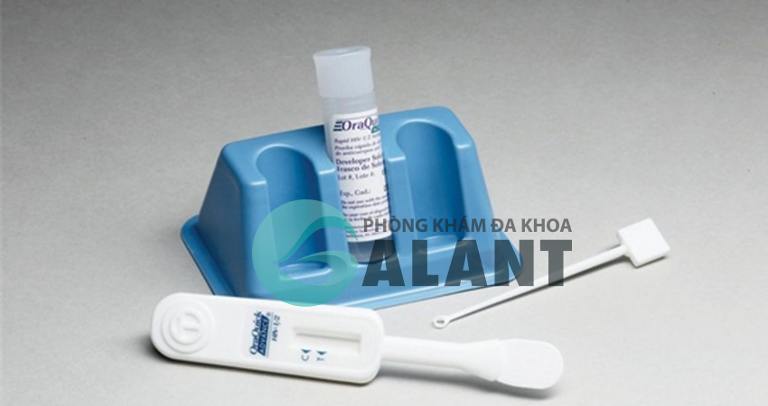 Quá trình test HIV tại nhà bằng nước bọt