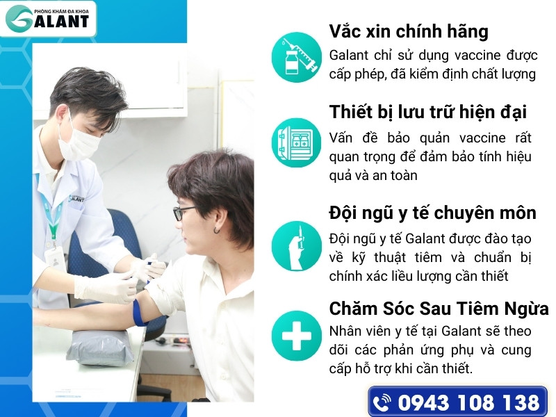 Quy trình tiêm vắc xin ngừa dại tại GALANT