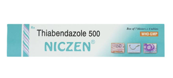 Thuốc kháng kí sinh trùng Thiabendazole | Pharmog