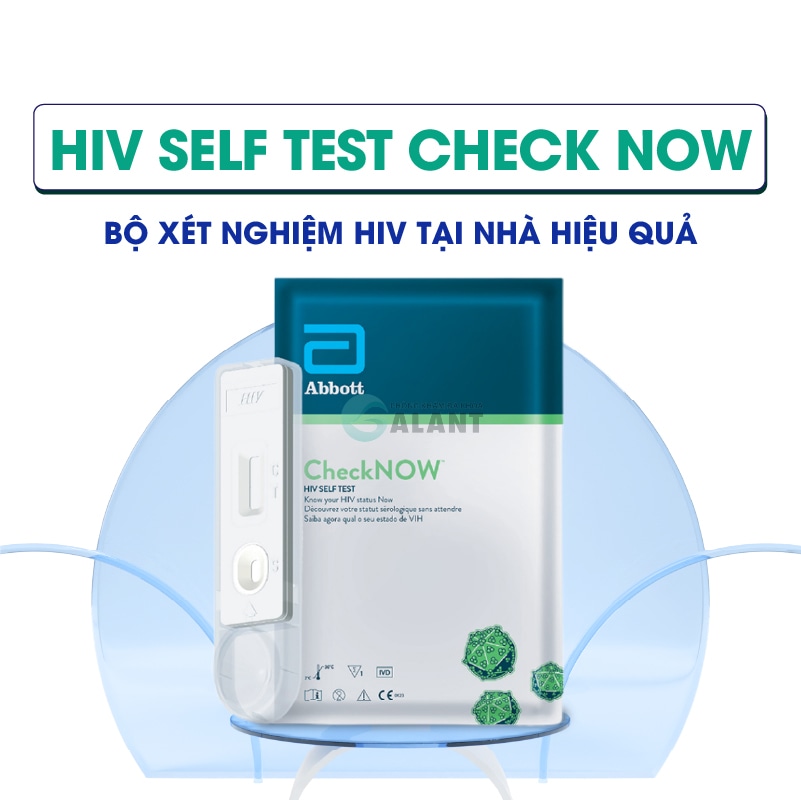 HIV SELF TEST – CHECK NOW – Bộ xét nghiệm HIV tại nhà hiệu quả