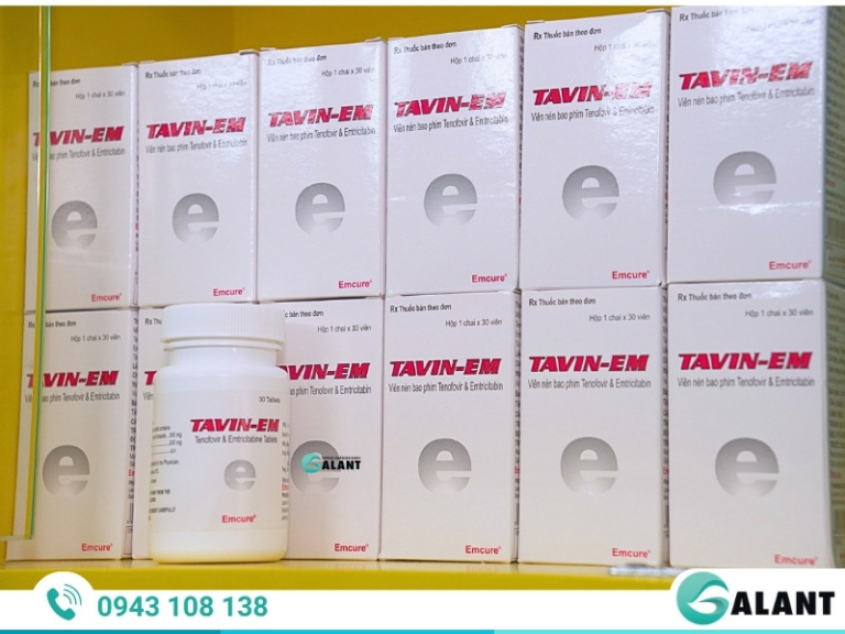 Tavin Em TAVIN-EM 200/300 - 30 Viên - PrEP Dự Phòng Phơi Nhiễm HIV