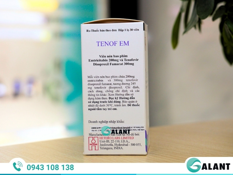 PrEP Tenof Em - Dự phòng trước phơi nhiễm HIV