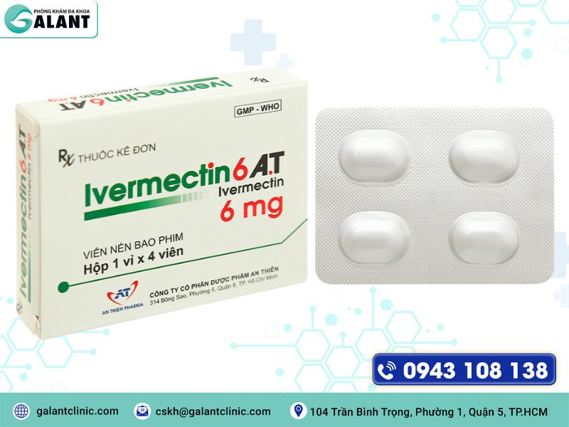 Tác dụng phụ của thuốc Ivermectin 6mg