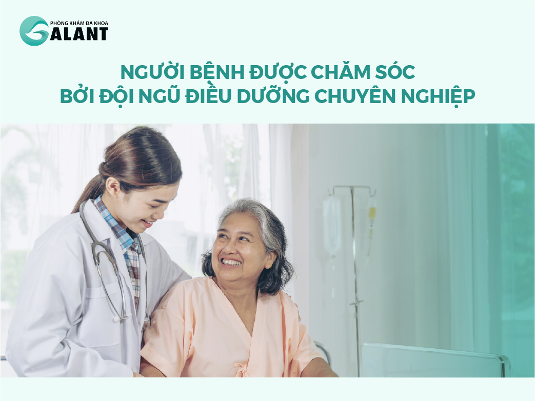 Người bệnh được chăm sóc và theo dõi sức khỏe kỹ lưỡng