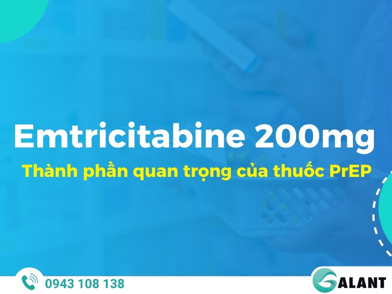 Emtricitabine 200mg có trong PrEP