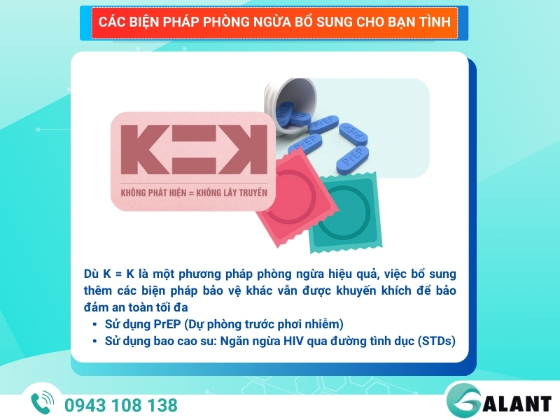 Dù đang điều trị ARV nhưng vẫn cần sử dụng thêm biện pháp để bảo vệ bạn tình