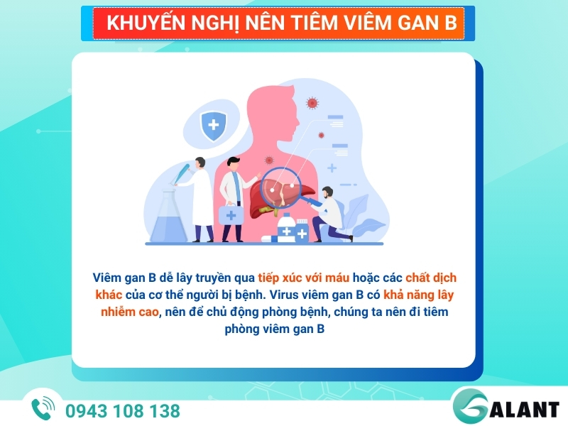 Nên tiêm ngừa Viêm gan B sớm