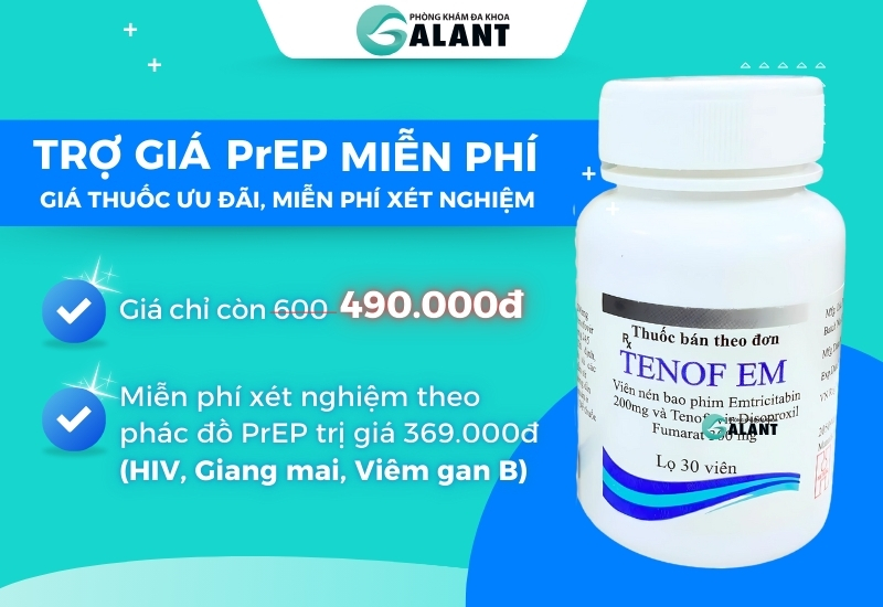 Chương trình chuyển đổi PrEP miễn phí tại GALANT