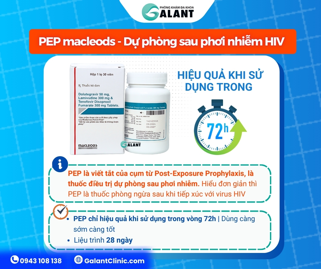 PEP macleods - Dự phòng sau phơi nhiễm HIV