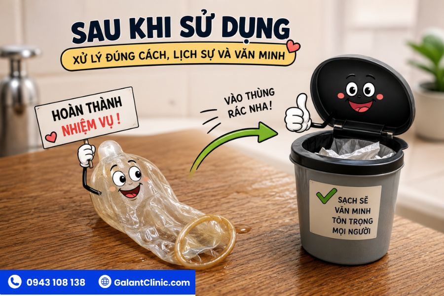 Hướng Dẫn Sử Dụng Bao Cao Su Đúng Cách: Tránh Rủi Ro 100% 3 Sau Khi Sử Dụng